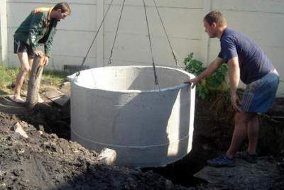 Делаем выгребную яму из бетонных колец . Руководство по монтажу+видео