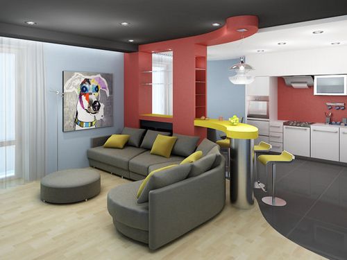 Дизайн квартиры студии 30 кв м современные идеи: фото и видео