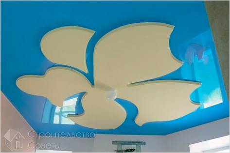 Дизайн подвесных потолков из гипсокартона (+фото)