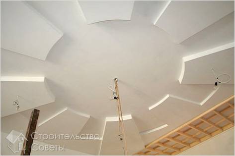 Дизайн подвесных потолков из гипсокартона (+фото)