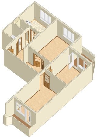 Дизайн трехкомнатной квартиры: 20 фото идей