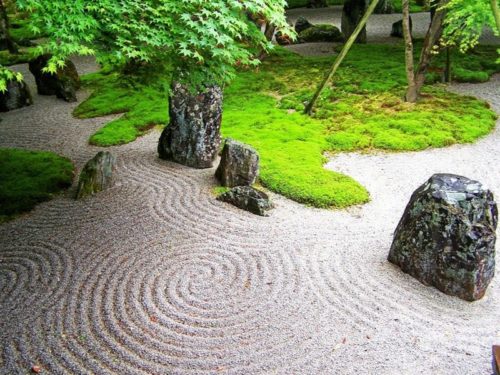 Японский сад камней на дачном участке — особенности оформления, фото. Как сделать сад камней своими руками. Как сделать японский сад камней своими руками, украшение сада камнями