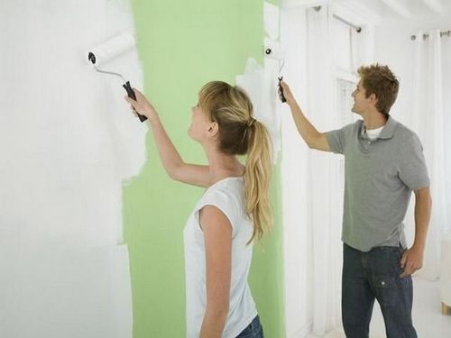 Как покрасить стены в квартире своими руками фото и видео