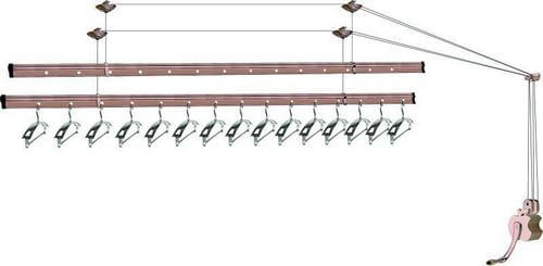 Какие выбрать потолочные сушилки для белья на балкон