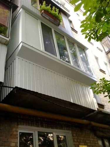 Наружная отделка балкона или лоджии своими руками.