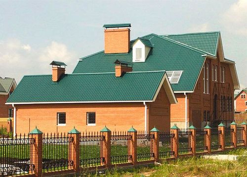 Перекрытие крыши профнастилом своими руками.