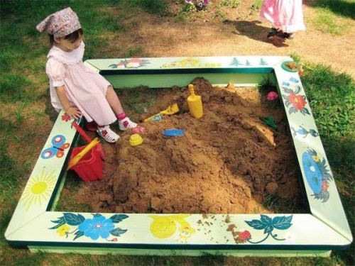 Песочница своими руками. Как сделать песочницу для детей