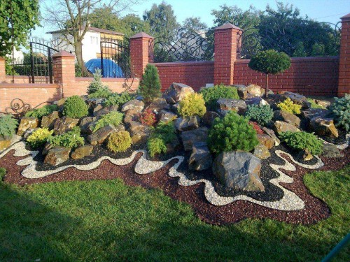 Садовый камень в дизайне дачного участка. Примеры использования садового камня в дизайне дачного участка