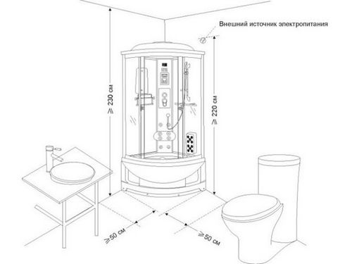 Ванная комната с душевой кабиной дизайн в частном доме: фото и видео