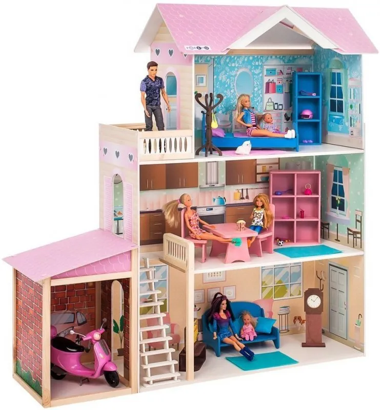 Кукольный дом Розали Гранд с мебелью