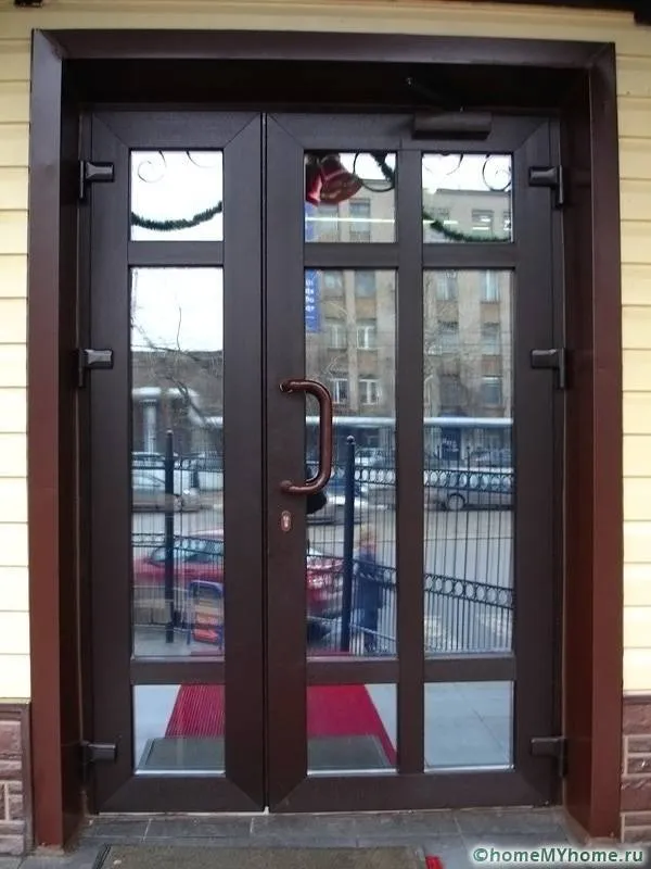 Пластиковые входные двери для частного дома: фото, примеры