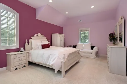 покраска комнаты в два цвета