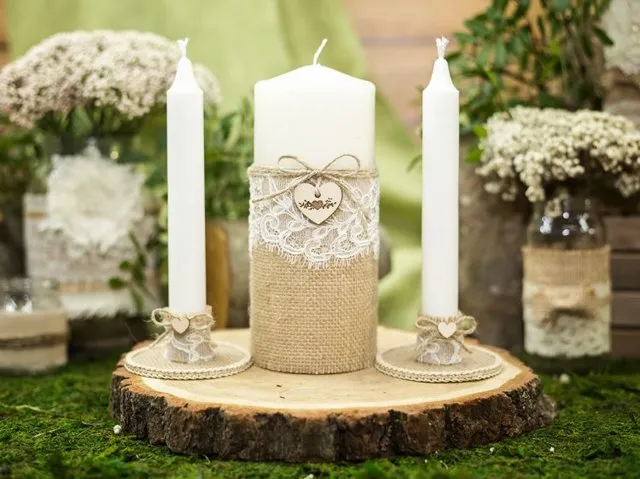 Свадебные свечи своими руками: мастер класс и декор пошагово