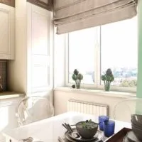 идея необычного интерьера окна на кухне картинка